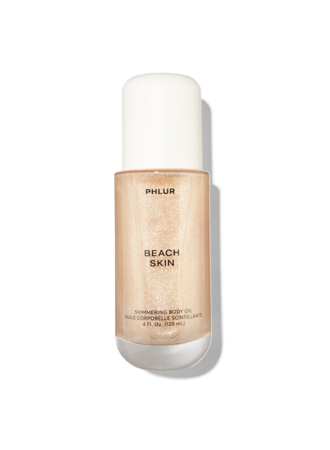 PHLUR Beach Skin Shimmering Body Oil 120ml - Image 1
