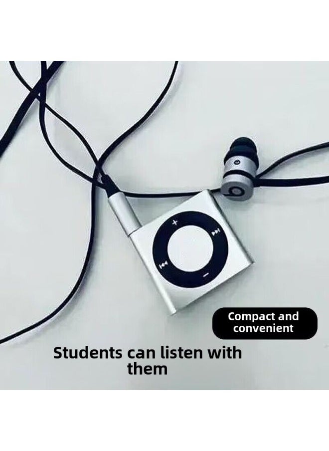 Generic - Designated Download Student Mp3 Walkman Music Player Listening Artifact English Listening Sports Small Mp4-Body Color:Violet Can Be Taken To School [2 Hours Of Battery Life]-Memory Capacity:Can Save 12,000 Songs + Listening To Music Four-piece Set - Image 1
