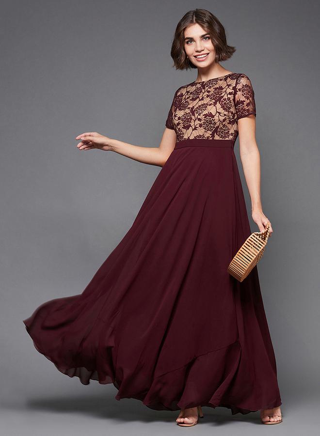 Miss Chase Lace Bodice Maxi Dress - Image 2