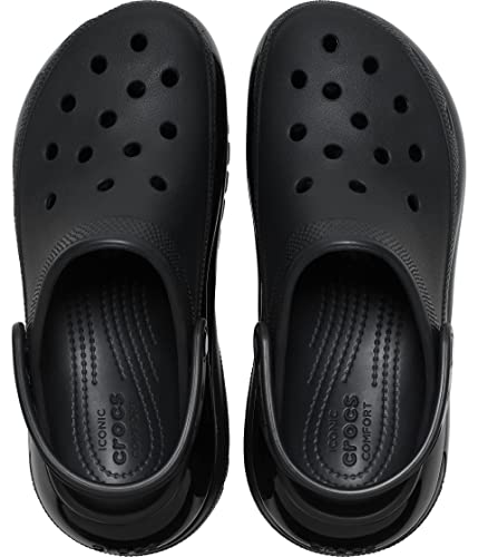 Crocs Mega Crush Clog - Unisex Clogs - Thermoplastic Upper - Adjustable Ankle-Sling - Flexible - Rubber Tread Black Men's 7, Women's 9 Medium - Image 4