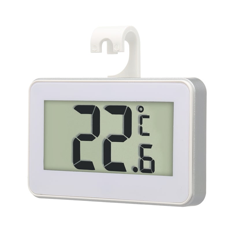 Digital LCD Refrigerator Thermometer Fridge Freezer Thermometer with Adjustable Stand Magnet Frost Alert Home Use - Image 1