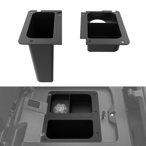 LitMiRaCle Under Seat Storage Box for 20142025 Honda Pioneer 7002 7004 Accessories Driver Side Underseat Duable Polypropylene 44L Storage Bin 2PCS - Image 1