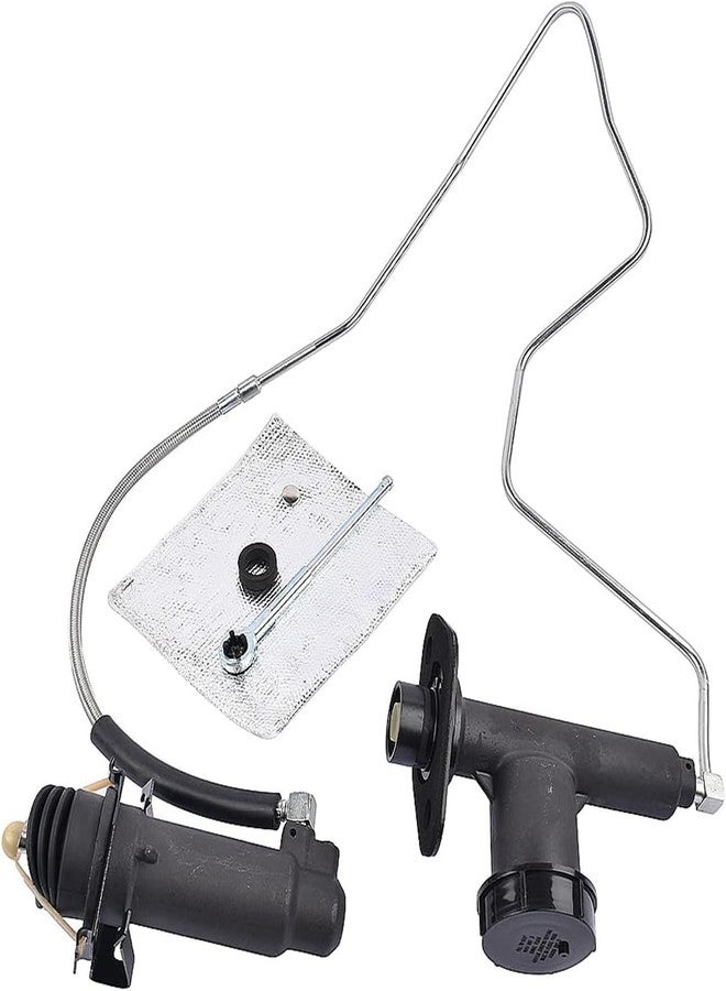 Prefer Warehouse مجموعة خط أسطوانة القابض الرئيسية والفرعية من بريفير ويرهاوس متوافقة مع فورد F-250، F-350، F-سوبر ديوتي موديلات 1992-1997، وF-59 التجارية ذات الهيكل المجرد موديلات 1993-1997، بديل لرقم القطعة CC649005 - Image 4