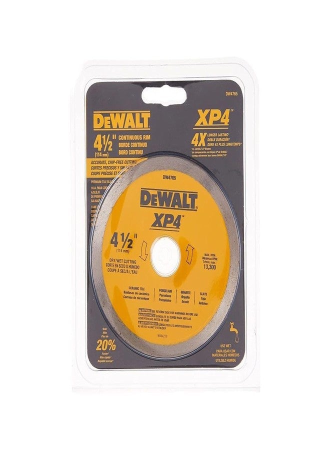 DEWALT Diamond Blade for Porcelain Tile, Wet/Dry, 4-1/2-Inch (DW4765) - Image 5