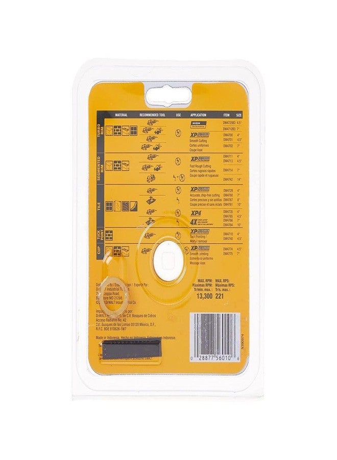DEWALT Diamond Blade for Porcelain Tile, Wet/Dry, 4-1/2-Inch (DW4765) - Image 4