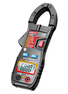 ANENG CM81 Smart AC Clamp Meter Clamp Type Multimeter 6000 Counts Auto Range Voltmeter 600A Ammeter Resistance Meter with Flashlight  Black  - Image 2