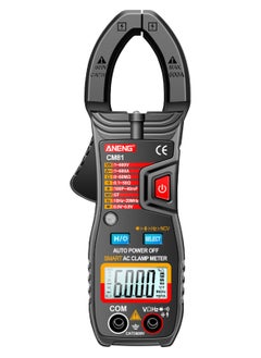 ANENG CM81 Smart AC Clamp Meter Clamp Type Multimeter 6000 Counts Auto Range Voltmeter 600A Ammeter Resistance Meter with Flashlight  Black  - Image 1
