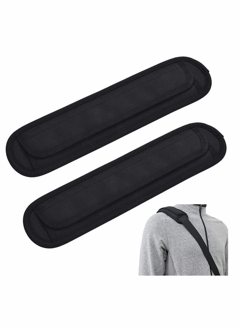 Comfortable Black Shoulder Pads, 2 Pcs Air Cushion Design for Pain Relief - Image 1