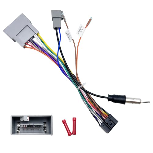 WildTundra 16Pin ISO Aftermarket Radio Harness Adapter for Honda 2008-2017 Acura 2013-2017, 16Pin Android Car Stereo Wiring Harness with SWC Reverse Antenna Cable for Honda Accord CR-Z Odyssey Acura ILX RDX - Image 1