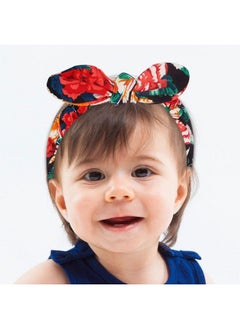 BEMBIKA Bow Headband For Baby Girl Hair Accessories For Girls Turban Headband For Baby Girl Orange  - Image 2
