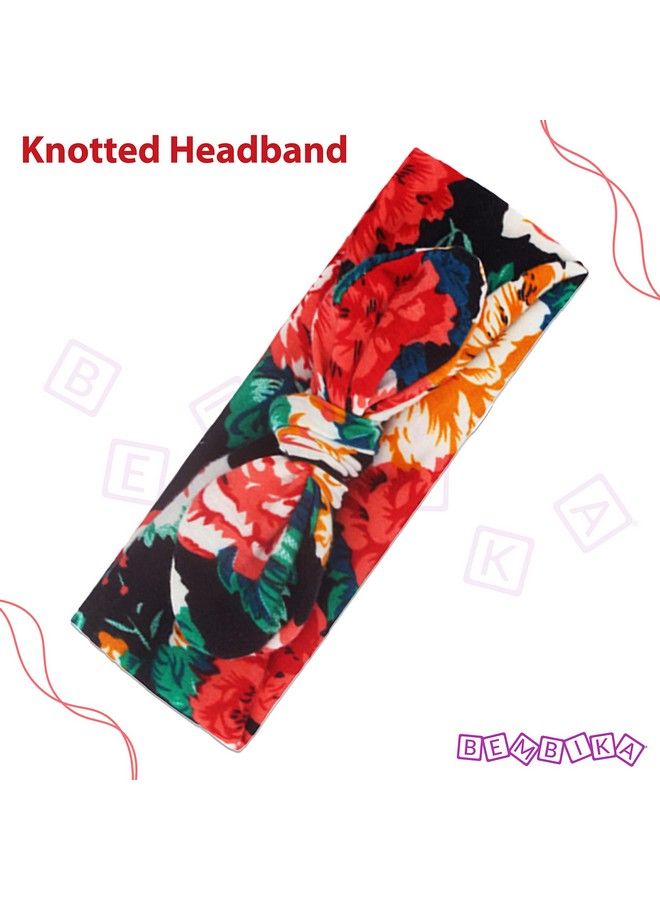 BEMBIKA Bow Headband For Baby Girl Hair Accessories For Girls Turban Headband For Baby Girl Orange - Image 3