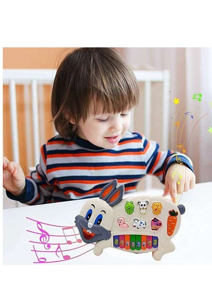Rabbit-Shaped Baby Piano - Image 1