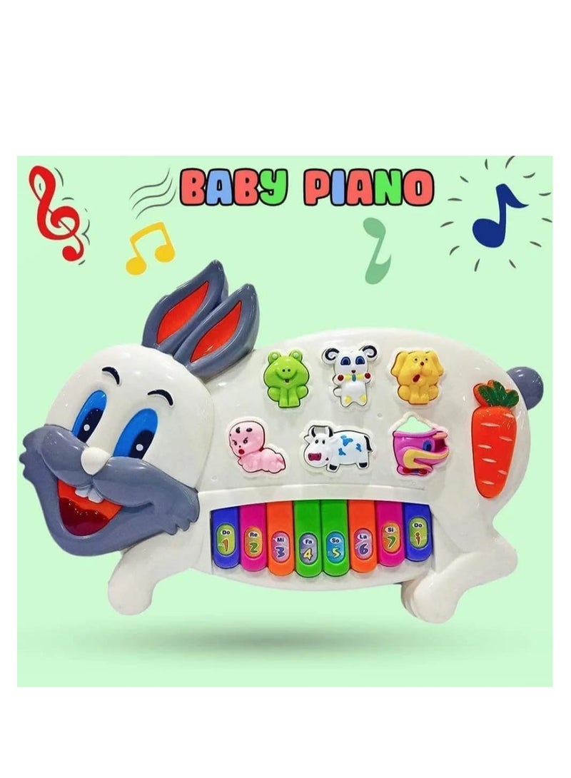 Rabbit-Shaped Baby Piano - Image 3