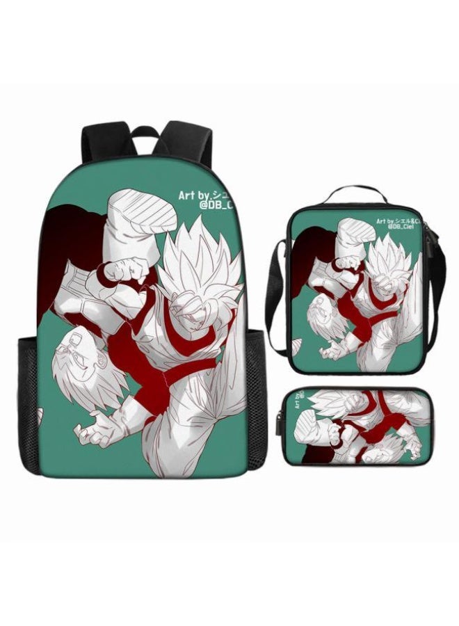 عام حقيبة الظهر المطبوعة الشائعة - مجموعة حقيبة الظهر المكونة من ثلاث قطع (يمكن استخدامها للطلاب والأطفال والأصدقاء للنزهات وتسلق الجبال وما إلى ذلك) - 56 - Image 2