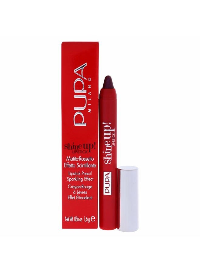 PUPA Shine Up! Lipstick - 012 Come Into The Dark Side for Women - 0.056 oz Lipstick - Image 1