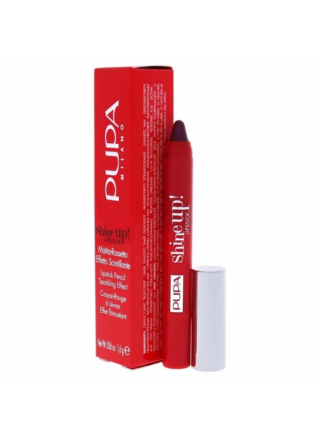 PUPA Shine Up! Lipstick - 012 Come Into The Dark Side for Women - 0.056 oz Lipstick - Image 4