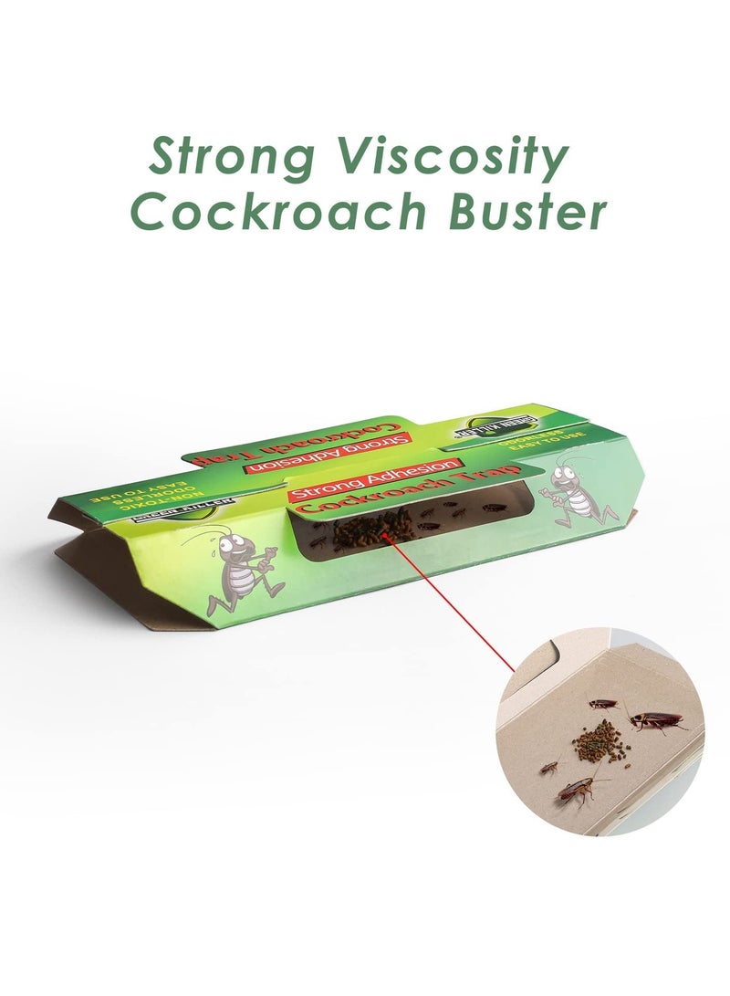 Y&D SYOSI 20Pcs Roach Trap, Cockroach Killer Indoor Home, Motel, Friendly Pet for Roach, Ants, Spiders, Bugs, Beetles - Image 2