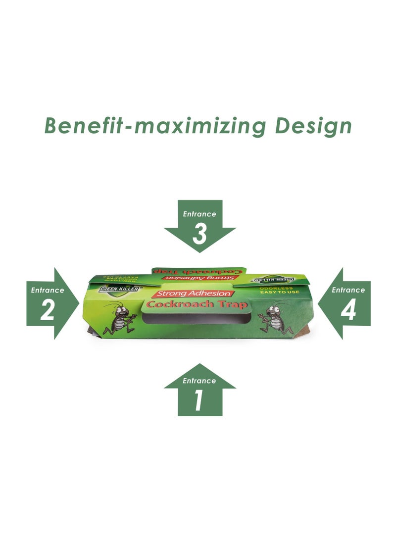 Y&D SYOSI 20Pcs Roach Trap, Cockroach Killer Indoor Home, Motel, Friendly Pet for Roach, Ants, Spiders, Bugs, Beetles - Image 3