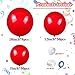 KAWKALSH Red Balloon Arch Kit 111Pcs Different Sizes 18 12 5 Inch Latex Balloons Garland for Birthday Graduation Bachelorette Cherry Casino Movie Theme Party Decorations - Image 4