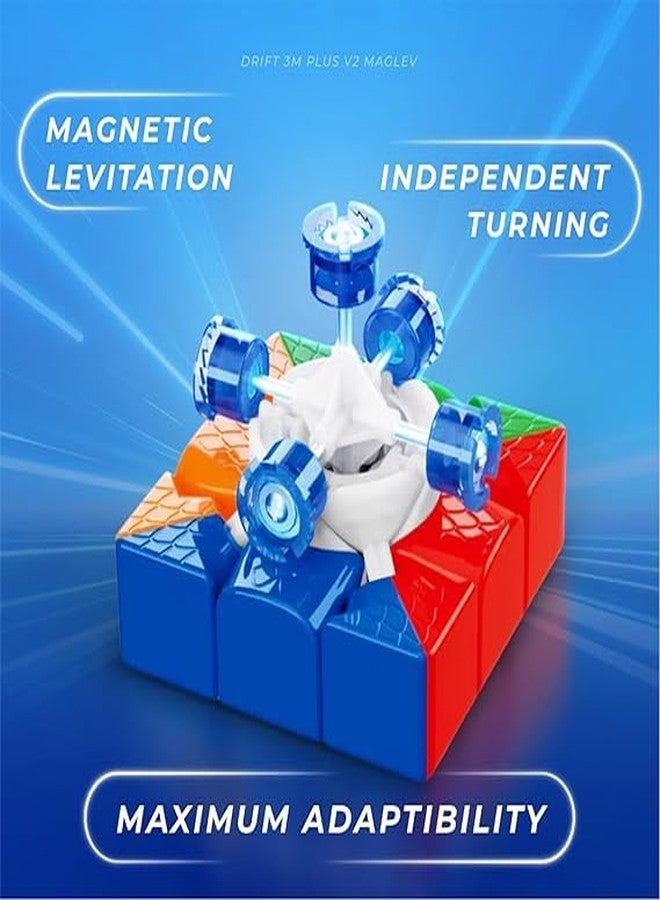 Cubelelo Drift 3M Plus v2 3x3 (MagLev) Magnetic Speedcube (New Version) | Cube for Kids Boys Girls Children Ages 4 5 6 7 8 & Above | Premium 3x3x3 for Speedcubing with Excellent Performance - Image 5