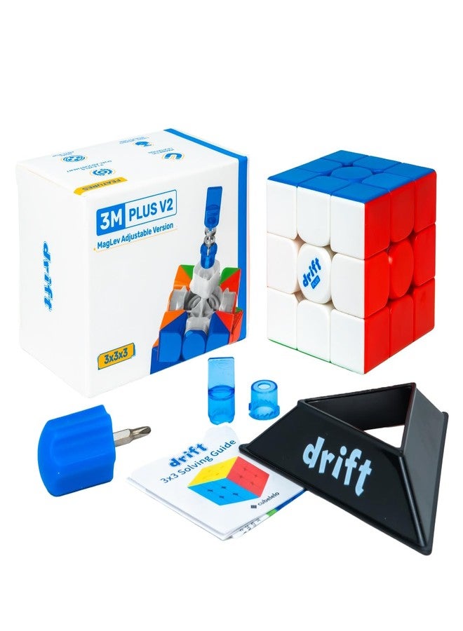 Cubelelo Drift 3M Plus v2 3x3 (MagLev) Magnetic Speedcube (New Version) | Cube for Kids Boys Girls Children Ages 4 5 6 7 8 & Above | Premium 3x3x3 for Speedcubing with Excellent Performance - Image 1