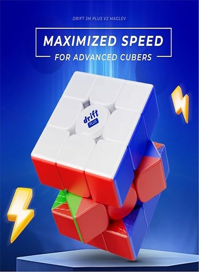 Cubelelo Drift 3M Plus v2 3x3 (MagLev) Magnetic Speedcube (New Version) | Cube for Kids Boys Girls Children Ages 4 5 6 7 8 & Above | Premium 3x3x3 for Speedcubing with Excellent Performance - Image 4