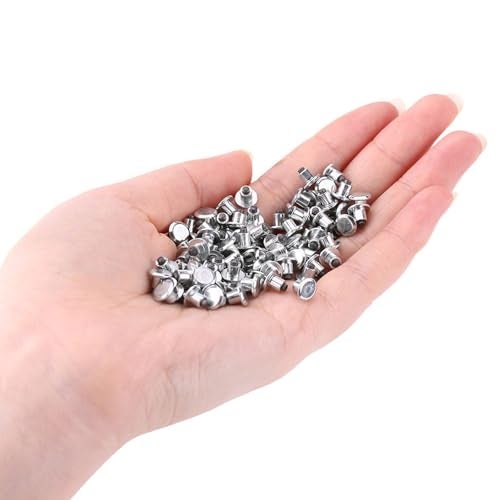 EVGATSAUTO Steel Tire Studs 100 Pieces Snow Chain Spikes with Installation Tool for Car Bike ATV Motorcycle Tires - Image 3