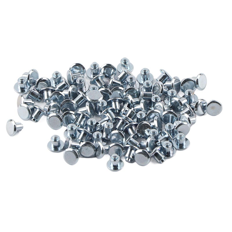 EVGATSAUTO Steel Tire Studs 100 Pieces Snow Chain Spikes with Installation Tool for Car Bike ATV Motorcycle Tires - Image 2