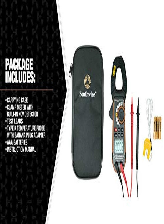 Southwire 21550T Clamp Meter with Built-In NCV Tester - Image 4