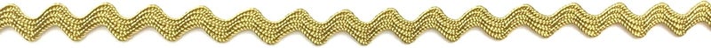TrimPlace Antique Gold 1/4" (6 mm) Baby RIC Rac Trim – 24 Yards – Wavy Braid, Ideal for Sewing, Quilting, Hair Bows, Crafts - Image 3
