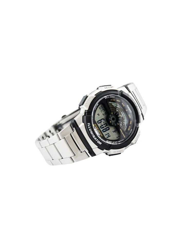 Casio AE-1100WD-1AVDF For Men-Digital, Casual Watch, Stainless Steel, Quartz - Image 5