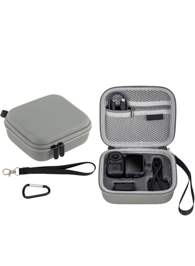 机翻 · 通用领域 حمل حالة لـ DJI Osmo Nano ، حقيبة تخزين مقاومة للماء منظم السفر المحمول PU الصلب قشرة صندوق واقي مع كرابين وحزام المعصم لـ Osmo Nano Camera - Image 1