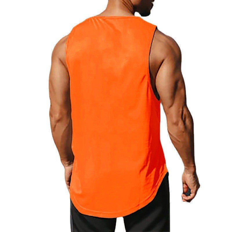 Muscle Fitness Quick-drying Vest Japanese Animation Enlightenment Character Training Clothing Casual Sleeveless Base Shirt Foreign Trade Waistcoat T-shirt - Image 3