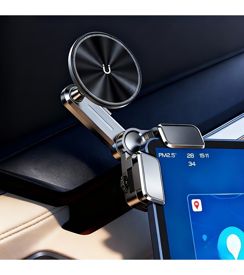 Magnetic Car Phone Holder For DP02 SU9 Compatible With Tesla Model 3 And Y iPhone 17 16 15 14 13 Plus Pro Max Series - Image 1