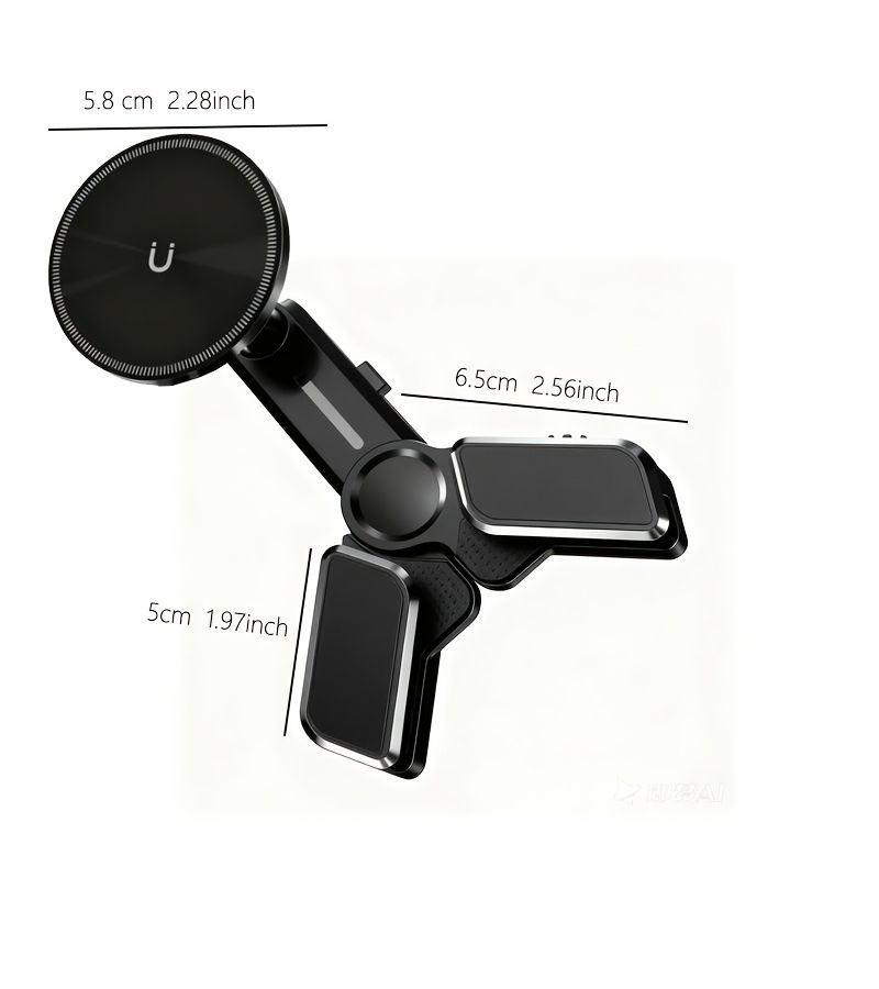 Magnetic Car Phone Holder For DP02 SU9 Compatible With Tesla Model 3 And Y iPhone 17 16 15 14 13 Plus Pro Max Series - Image 2