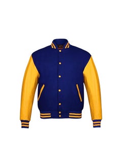 Generic Unisex Varsity Jacket - Premium Quality, Multiple Color Combinations - Retro Style College Jacket for Men & Women  - Image 1