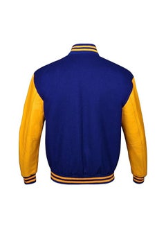 Generic Unisex Varsity Jacket - Premium Quality, Multiple Color Combinations - Retro Style College Jacket for Men & Women  - Image 2