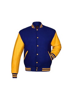 Generic Unisex Varsity Jacket - Premium Quality, Multiple Color Combinations - Retro Style College Jacket for Men & Women  - Image 3