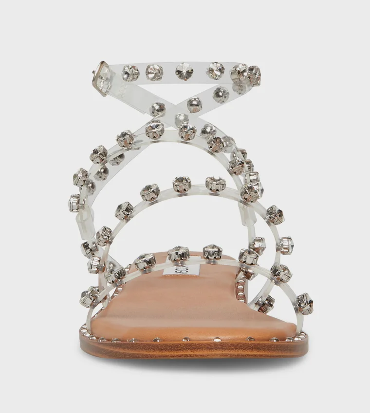 Steve Madden  TRAV02S1-494 Transparent Women's Flat Sandals for Women | Best Price UAE