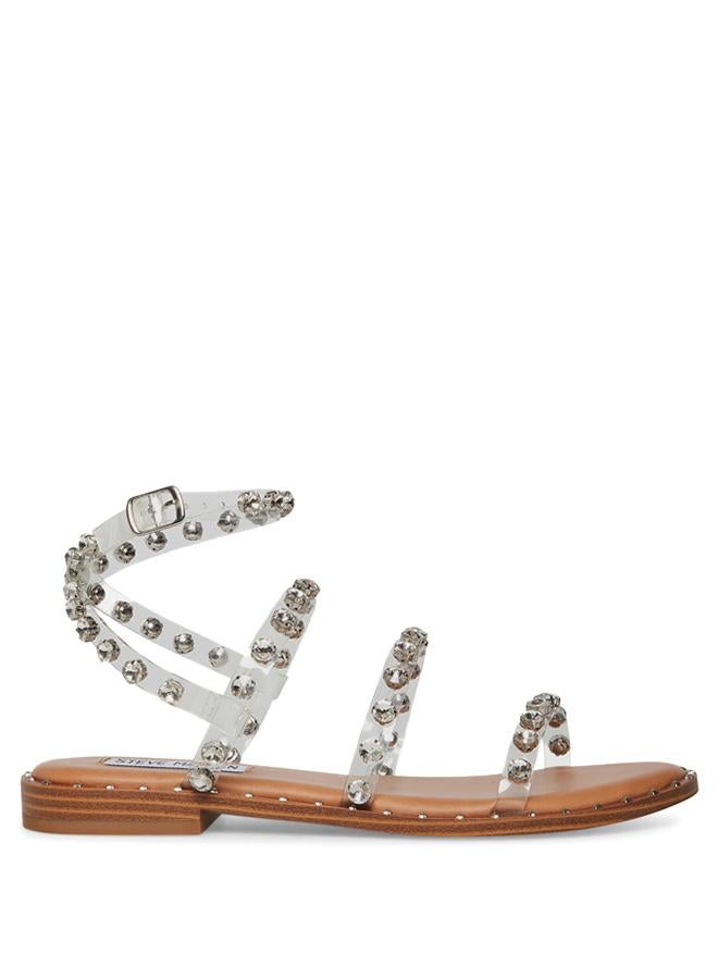 STEVE MADDEN Travel Women's Transparent Flat Sandals - Image 1