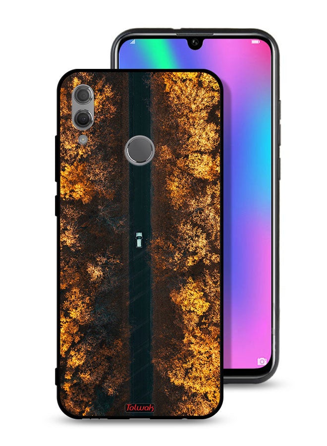 Tolwak Honor 10 Lite Protective Case Cover Road In Autumn Trees - Image 1