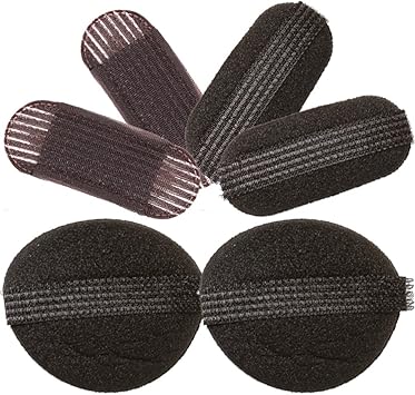minkissy 6pcs Sponge Volume Hair Bases Set Bump It up Volume Hair Pad Insert Tool for DIY Hair Styler Accessories Invisible Fluffy Hair Clip for Women Girls - Image 1