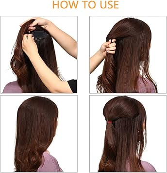 minkissy 6pcs Sponge Volume Hair Bases Set Bump It up Volume Hair Pad Insert Tool for DIY Hair Styler Accessories Invisible Fluffy Hair Clip for Women Girls - Image 5