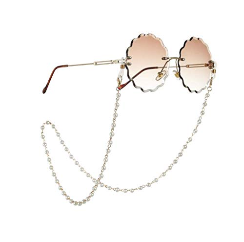Sither Pearl Sunglasses Chain Reading Glasses Chain Strap Necklace for Women - Image 4