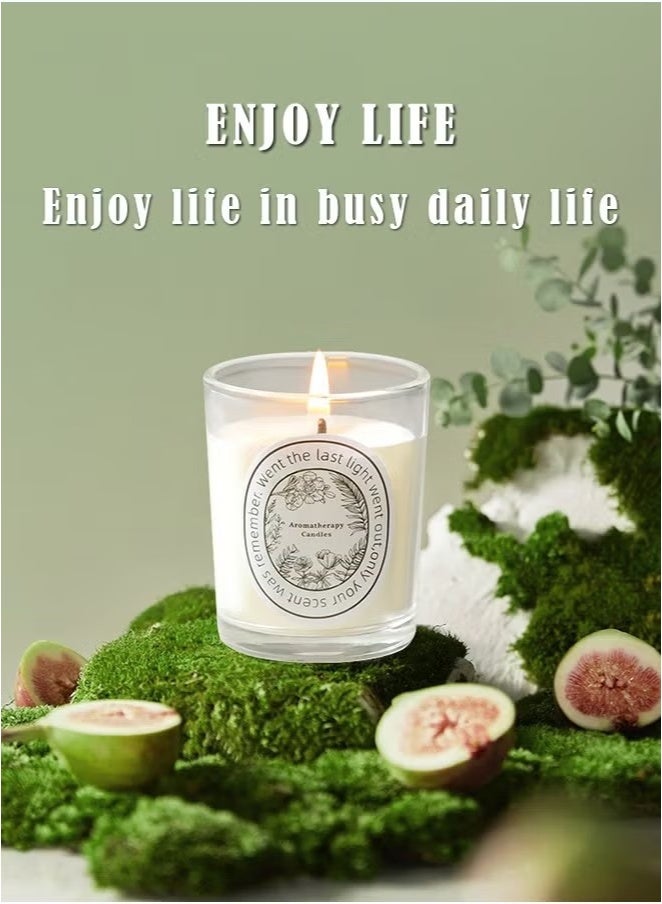 3pcs Scented Candle, Three Different Scents Single Wick Candle - Floral Scent  - Image 3