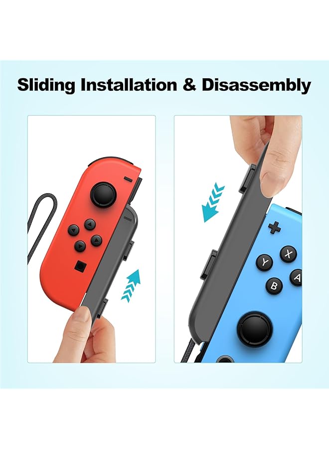 X spring Joysticks Wrist Strap 2Pcs Adjustable Tightness Straps Pair Controller Hand Grips Flexible Controller Accessories Replacement Parts Accessories Compatible With Switch Joy Con Switch Joyc - Image 4