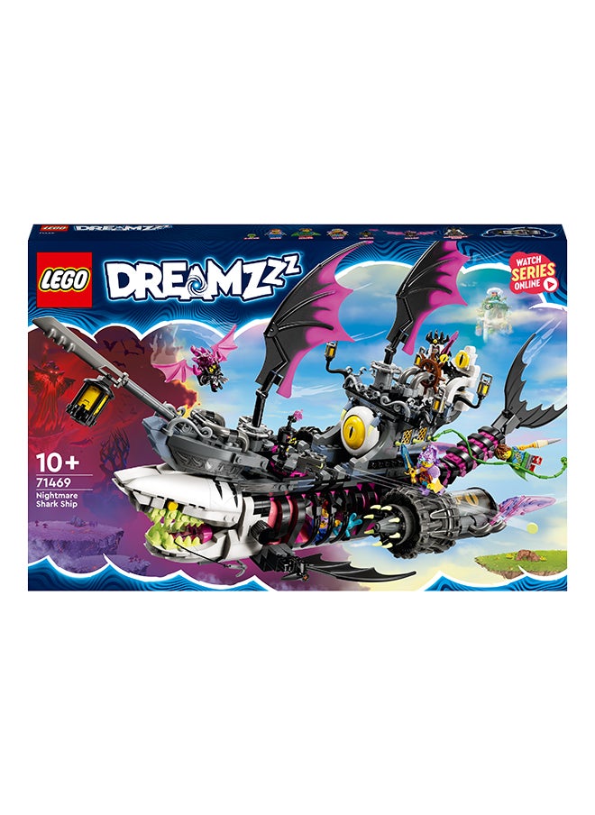 LEGO مجموعة ألعاب البناء سفينة سمكة القرش الكابوسية Dreamzzz 71469; يمكن للأطفال المبدعين بناء المركبة بطريقتين مختلفتين; هدية للأطفال من سن 10 سنوات وما فوق (1,389 قطعة)  - Image 2