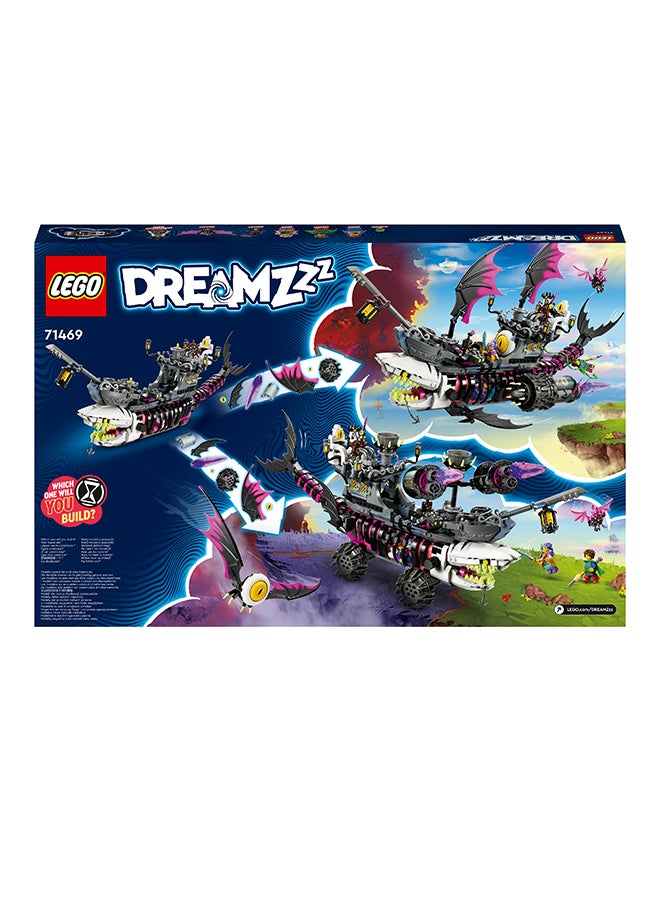 LEGO مجموعة ألعاب البناء سفينة سمكة القرش الكابوسية Dreamzzz 71469; يمكن للأطفال المبدعين بناء المركبة بطريقتين مختلفتين; هدية للأطفال من سن 10 سنوات وما فوق (1,389 قطعة)  - Image 3