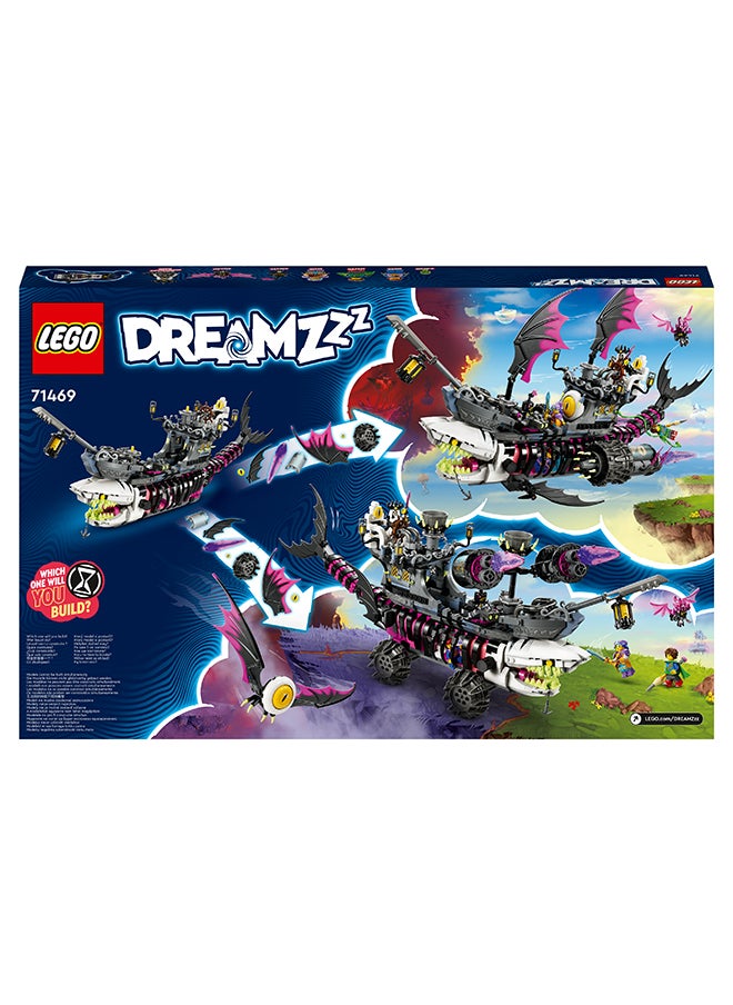 LEGO - Dreamzzz Nightmare Shark Ship 71469 Building Toy Set; Kids With Big Imaginations Can Construct The Vehicle In 2 Different Ways; Gift For Ages 10+ (1,389 Pieces) - Image 1