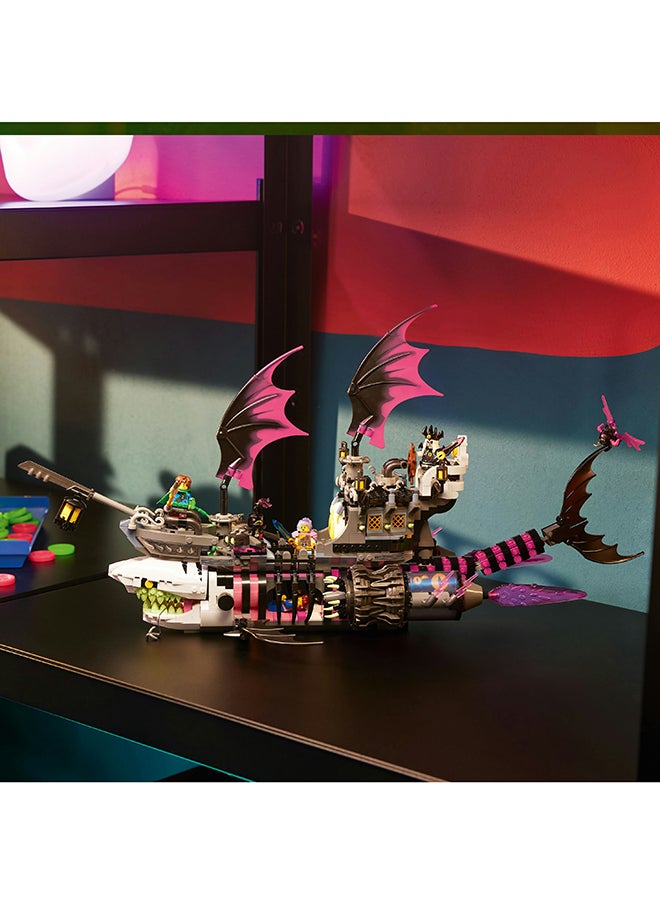 LEGO مجموعة ألعاب البناء سفينة سمكة القرش الكابوسية Dreamzzz 71469; يمكن للأطفال المبدعين بناء المركبة بطريقتين مختلفتين; هدية للأطفال من سن 10 سنوات وما فوق (1,389 قطعة)  - Image 5